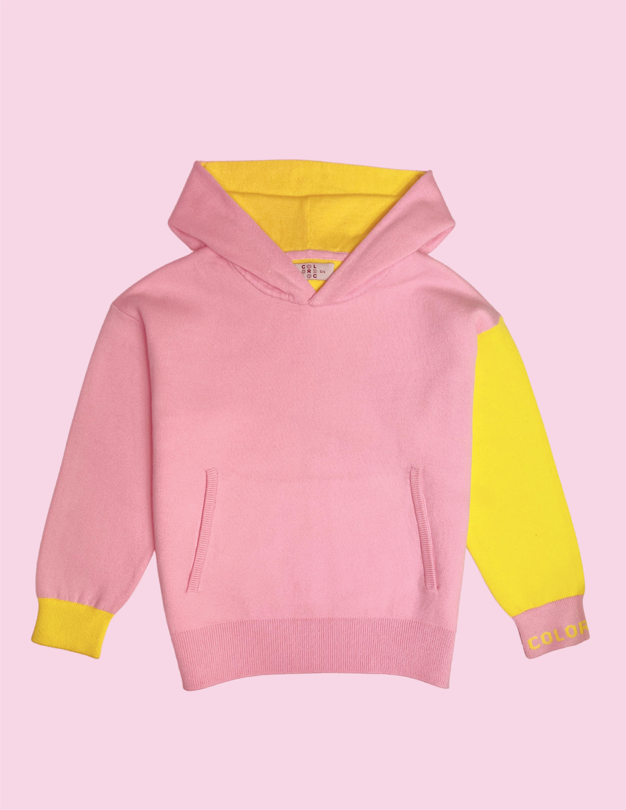 LITTLE HOODIE: Cherry | Colorbloc