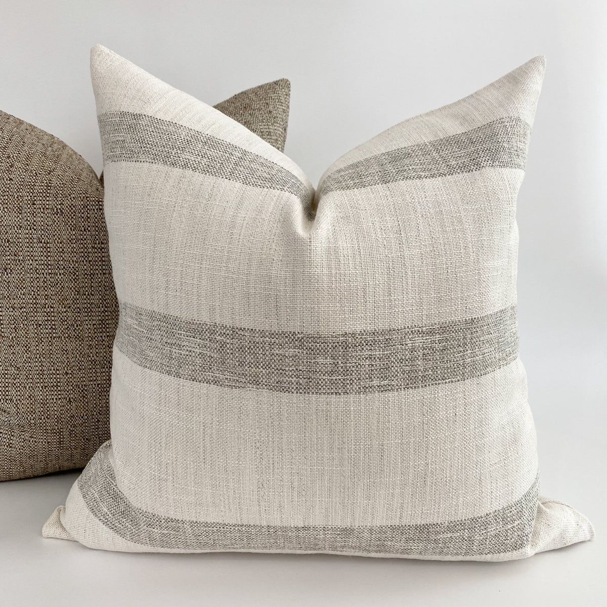 Soft Linen Stripe Pillow Cover | Hackner Home (US)