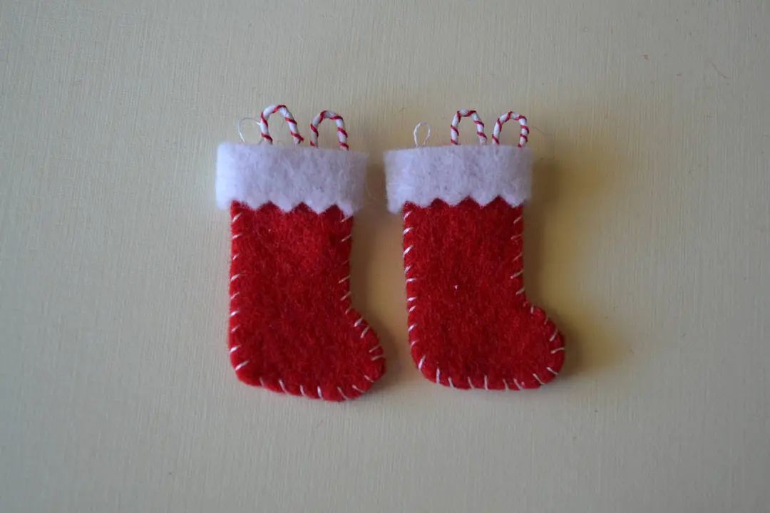 Dollhouse Miniature-christmas Stockings pair - Etsy | Etsy (US)