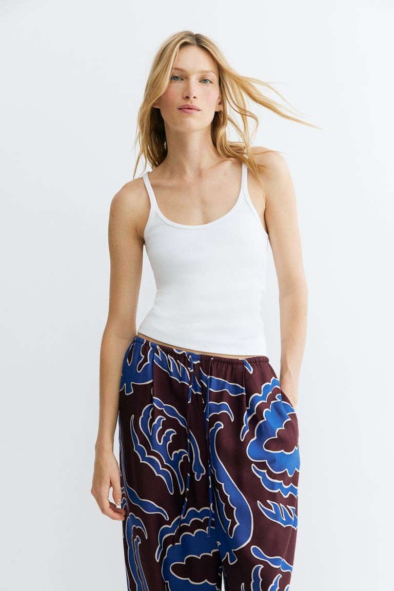 Patterned Twill Pants | H&M (US + CA)