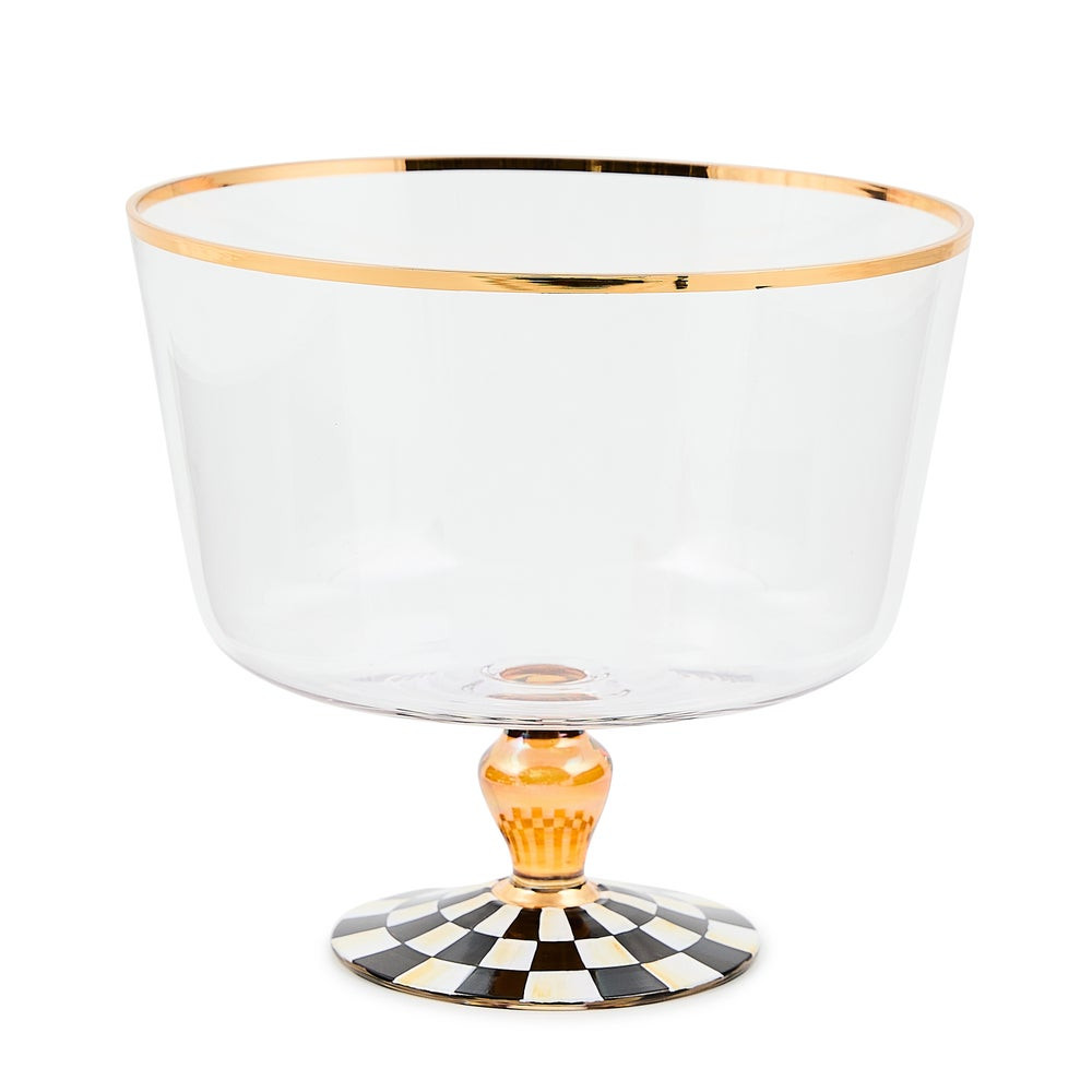 Courtly Check Glass Trifle | MacKenzie-Childs