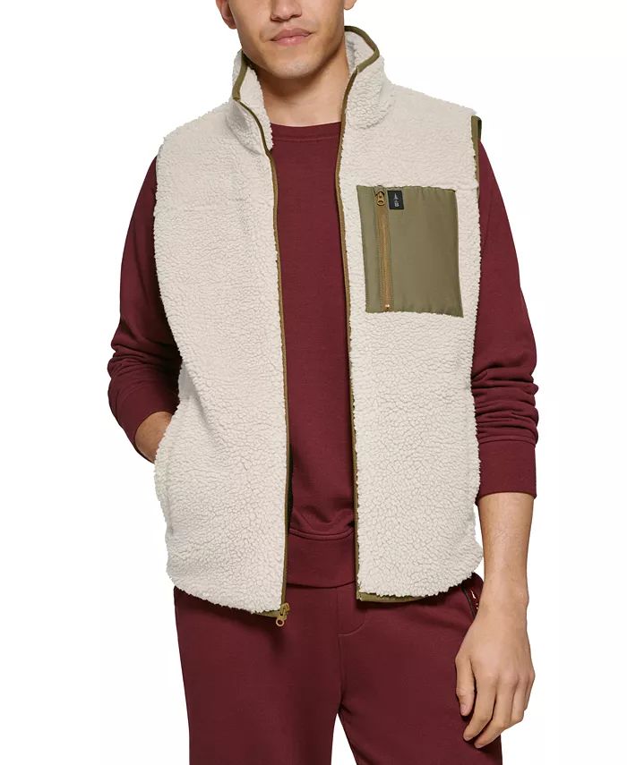 Men's Coastal Fleece Full-Zip Vest | Macys (US)