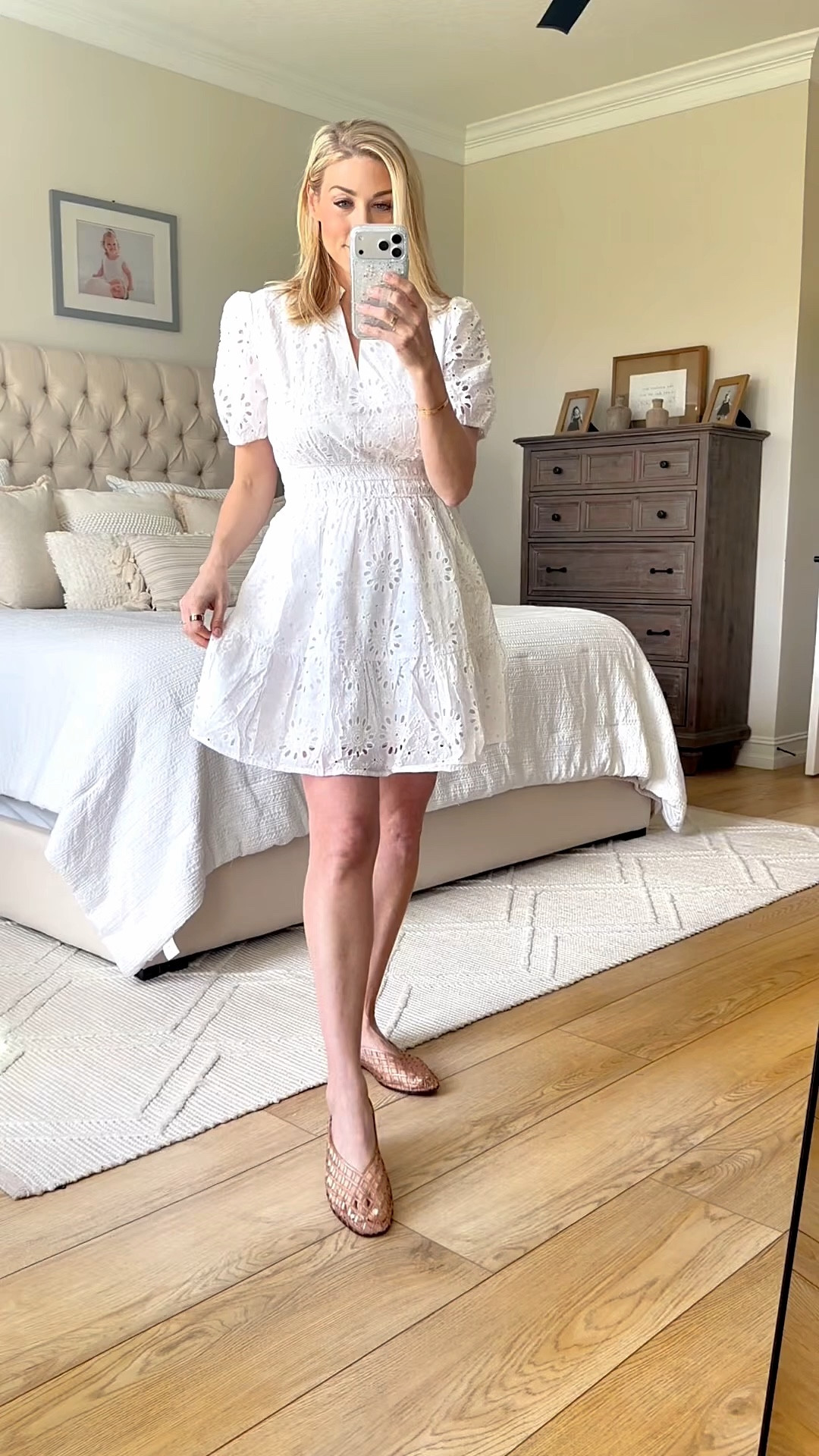 This white eyelet dress just screams spring 🤍🌸
Lightweight, feminine, and so easy to style. I paired it with these jelly flats for a casual look, but honestly this might be my front runner for Easter this year. ✨ Cant believe it’s from Amazon!
#ticktockshop #amazonfinds #amazonfashionfinds #whitedress 

#LTKTall #LTKSpringSale #LTKWedding