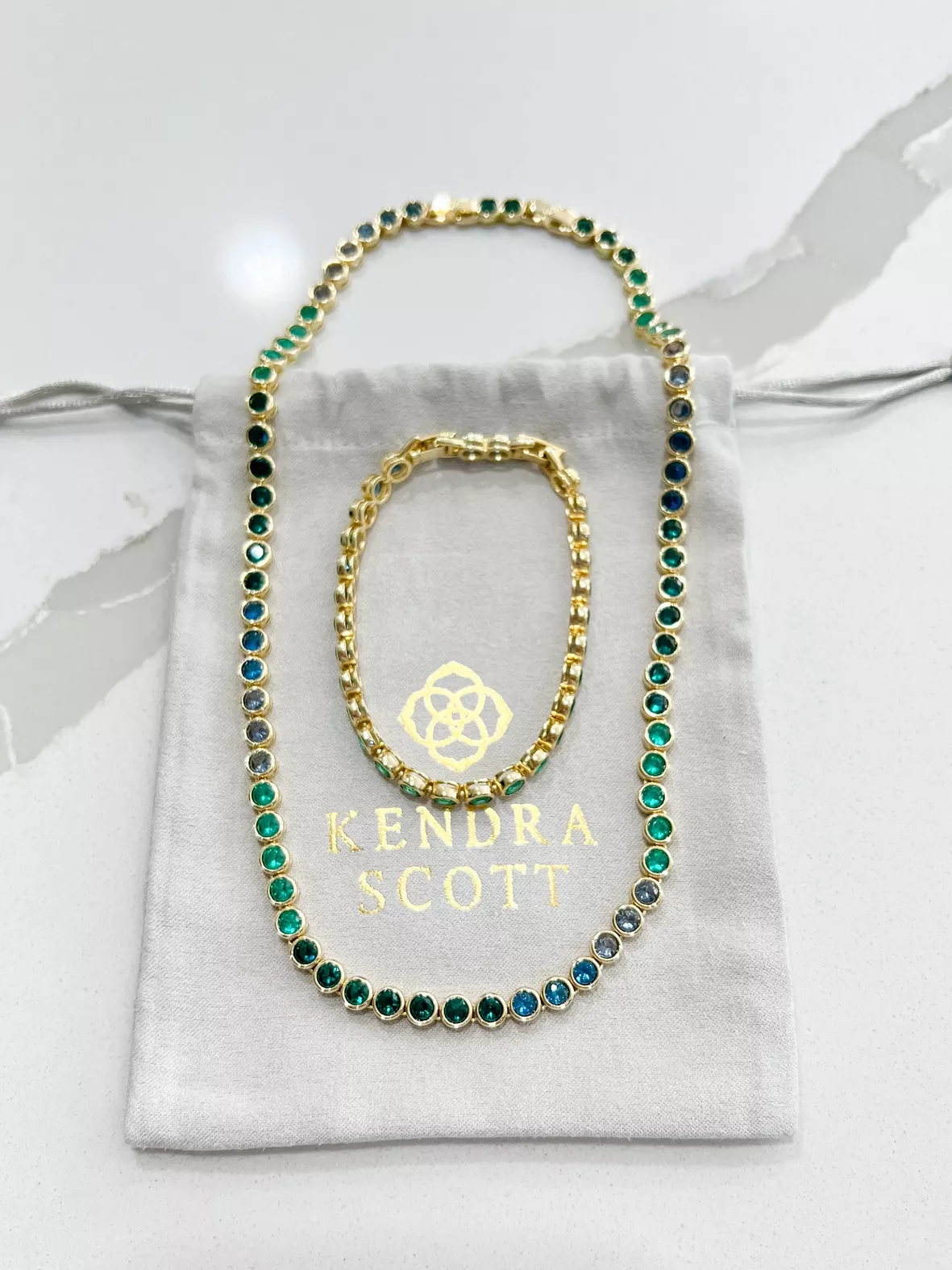 Carmen Gold Tennis Necklace in … curated on LTK