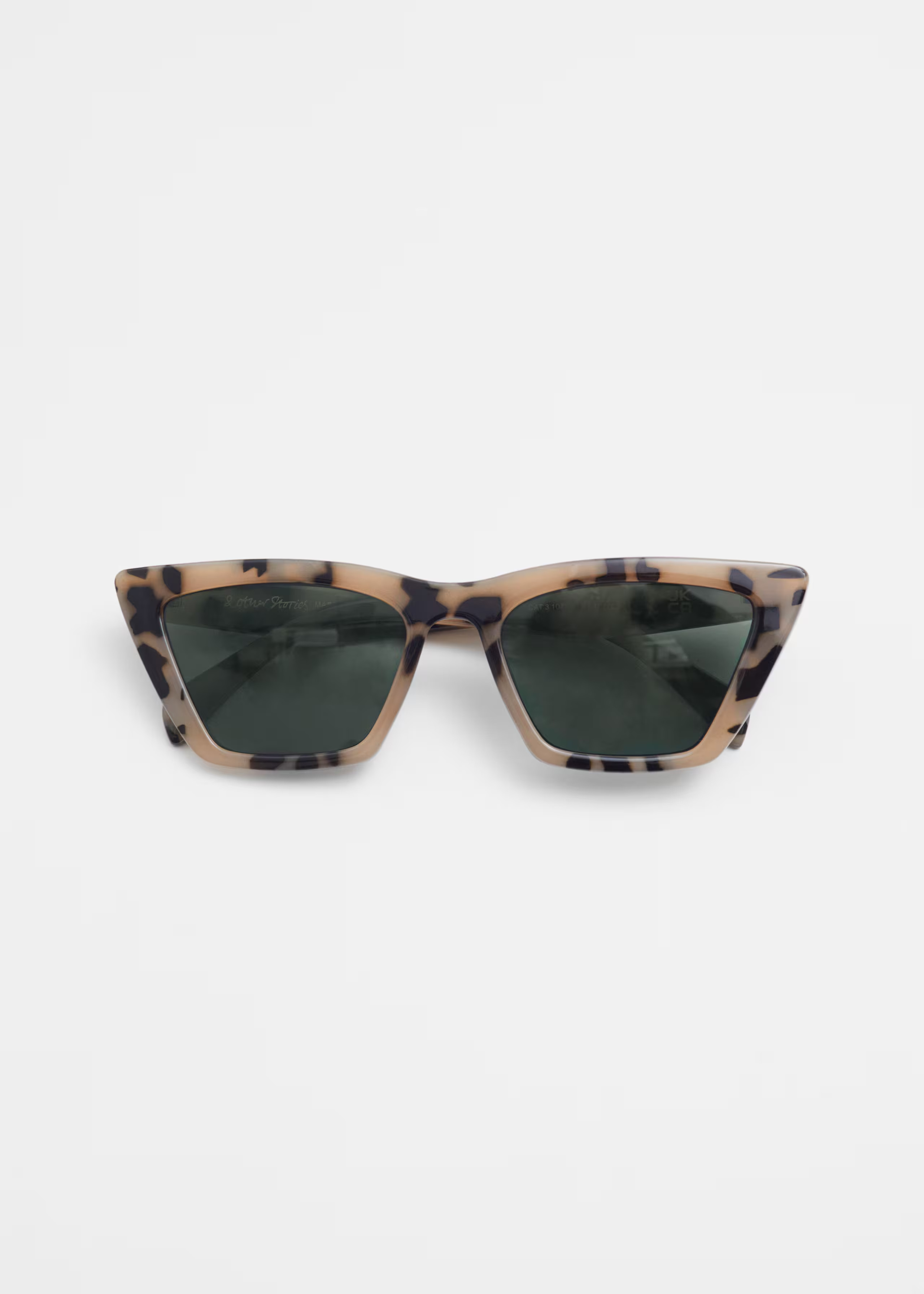 Eckige Cateye-Sonnenbrille - Beige Tortoise - & Other Stories DE | & Other Stories EU