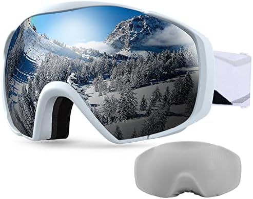 OutdoorMaster Ski Goggles with Cover Snowboard Snow Goggles OTG Anti-Fog for Men Women | Amazon (US)