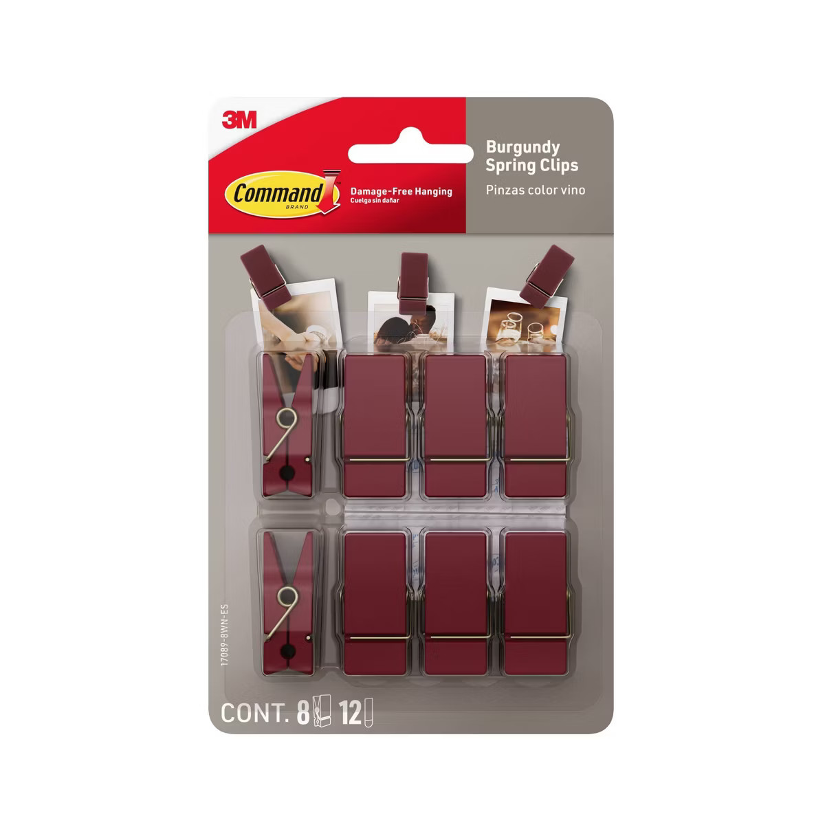 Command Spring Clips 8 Hooks and 12 Strips | Target