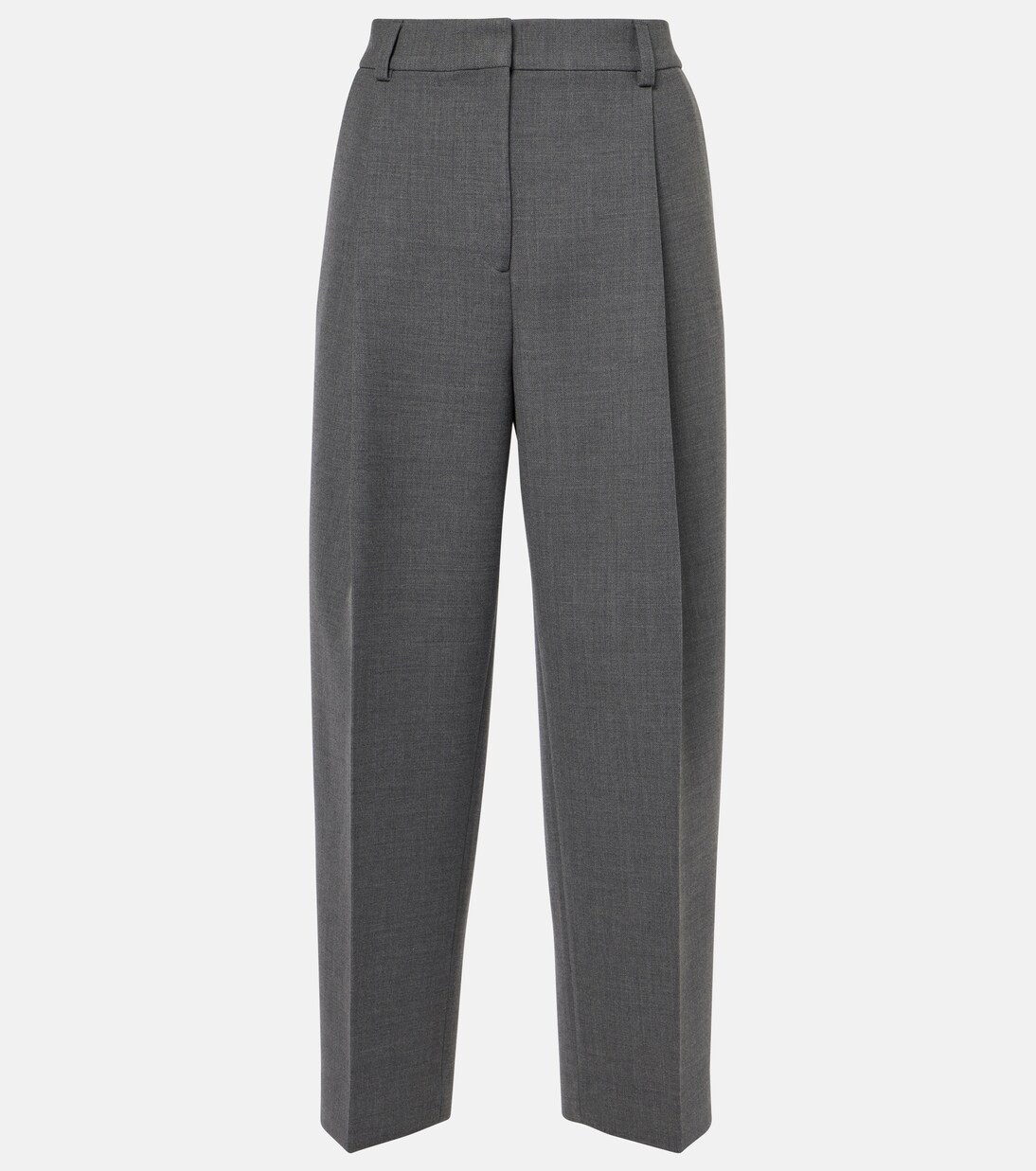 Pleated low-rise straight pants | Mytheresa (US/CA)