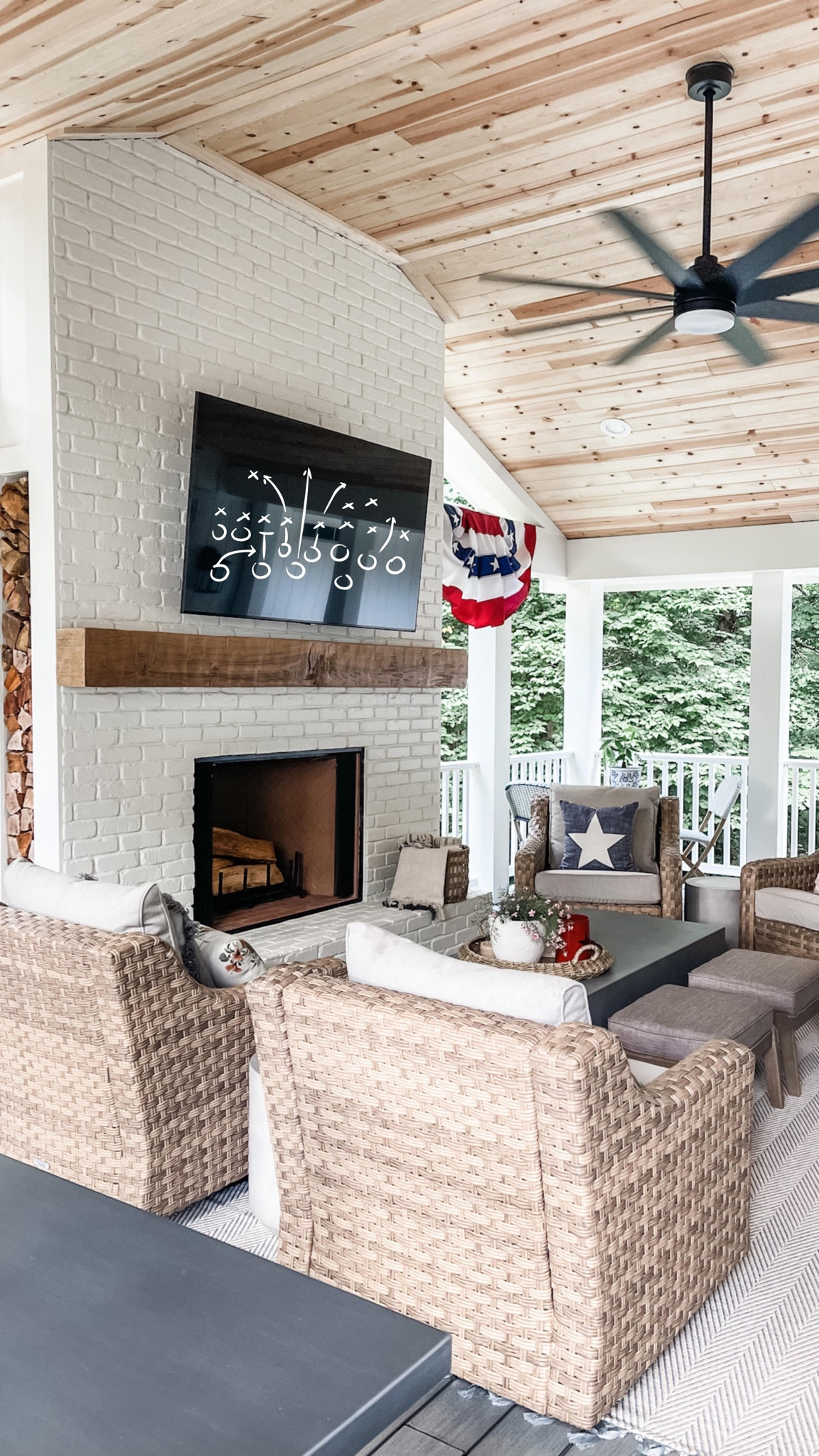 Time to run the play because football is back! 🏈 

#patiofurniture #outdoorfurniture #patiotv #outdoorcoffeetable #swivelchair

#LTKstyletip #LTKhome #LTKfamily