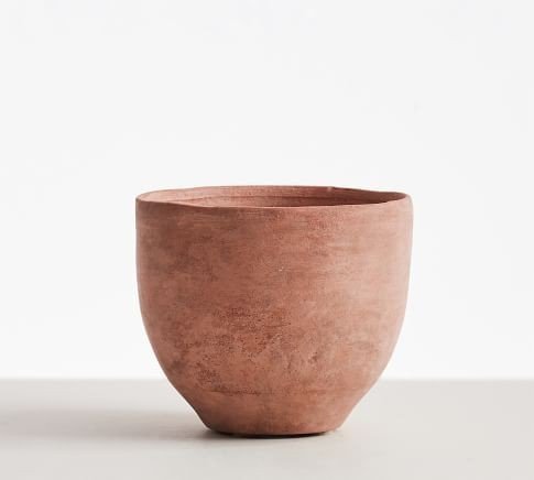Terra Cotta Vases - Small Cachepot, 5"H | Pottery Barn (US)