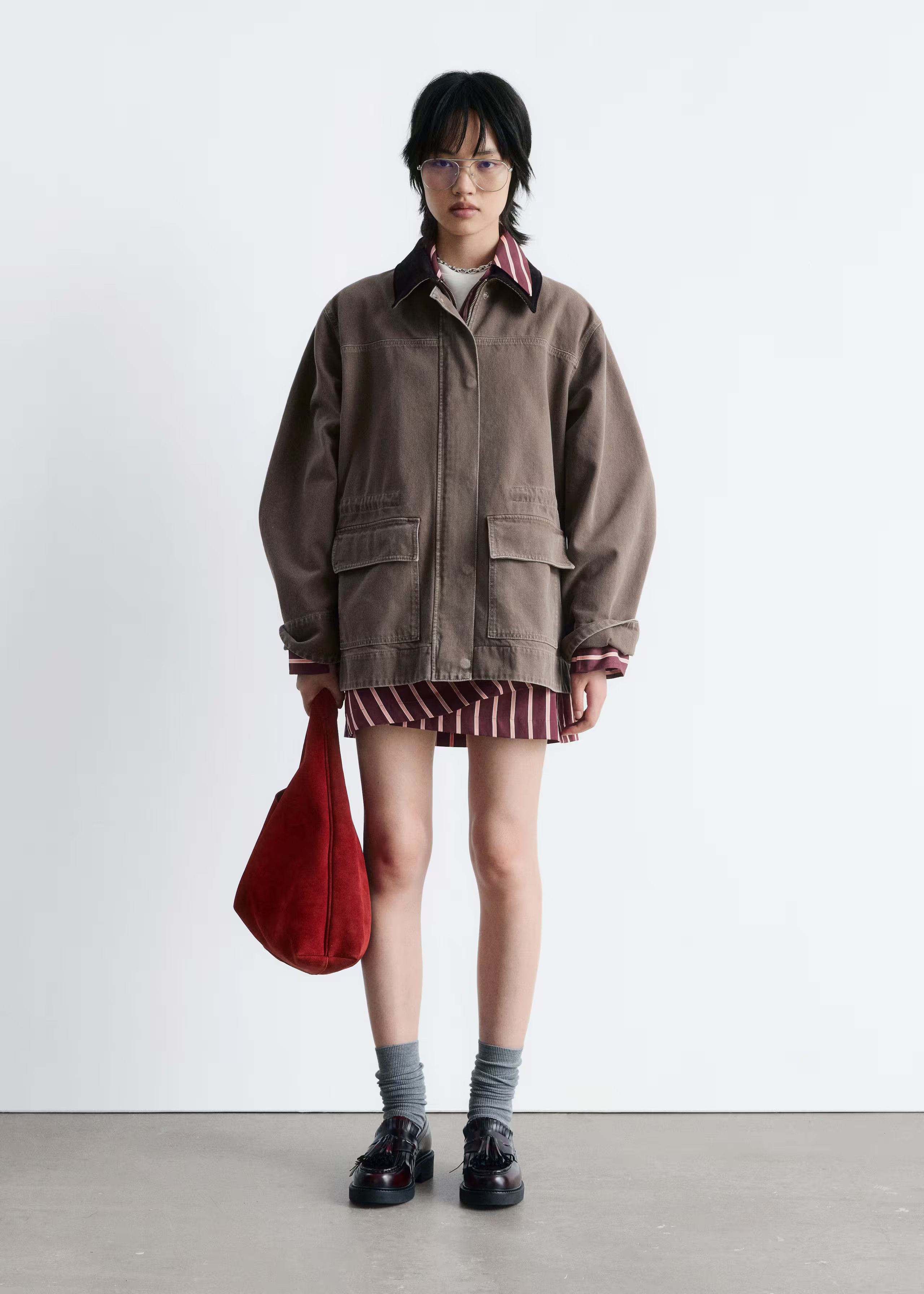 Cord-Collar Denim Jacket | & Other Stories - US