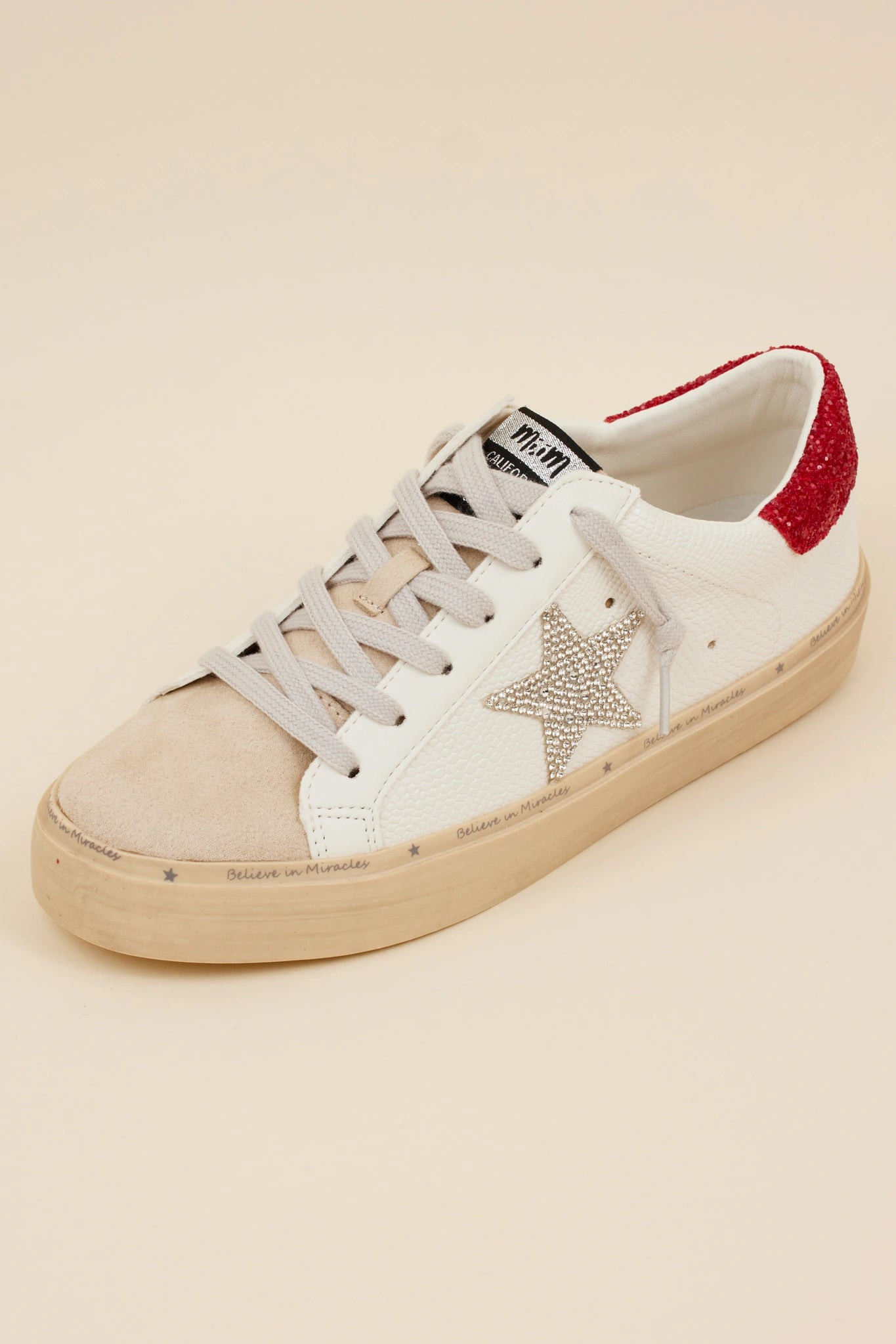 Gigi Sneakers- Red | Avara