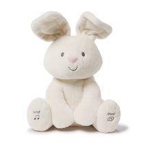 Baby Flora The Bunny Animated Plush Stuffed Animal Toy, Cream, 12" | Walmart (US)