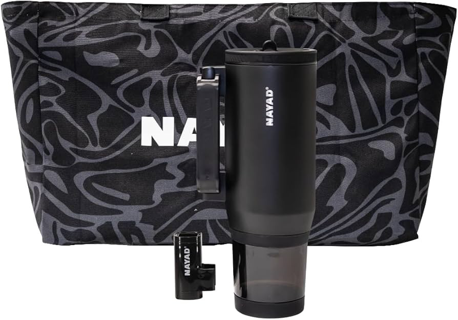 NAYAD Insulated Tumbler with Foldable Handle & Detachable Snack Box - 23oz Stainless Steel Travel... | Amazon (US)