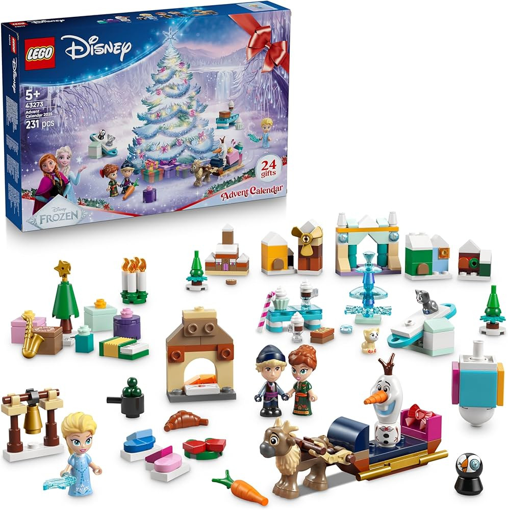 LEGO |Disney Frozen Advent Calendar 2025 - Buildable Princess Toys for 5+ Year Old Girls & Boys -... | Amazon (UK)