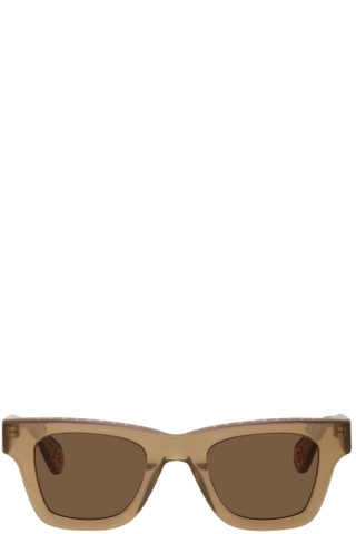 Taupe 'Les Lunettes Nocio' Sunglasses | SSENSE