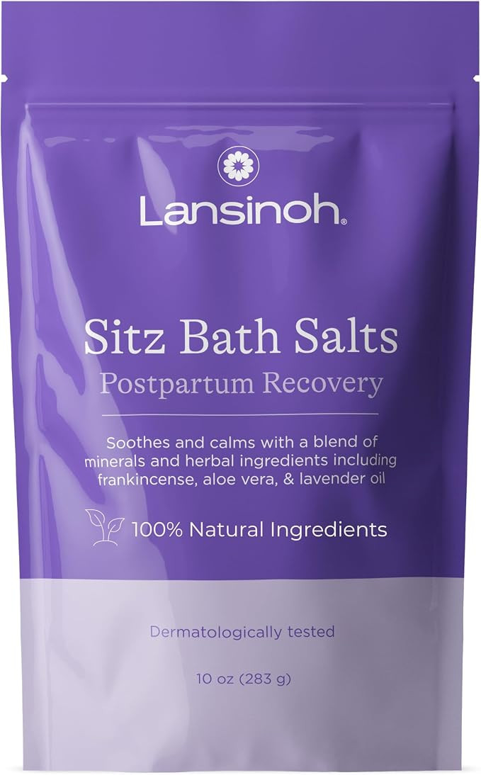 Amazon.com: Lansinoh Sitz Bath Salts for Postpartum Care, Perineal Soak with Epsom Salt, Aloe Ver... | Amazon (US)