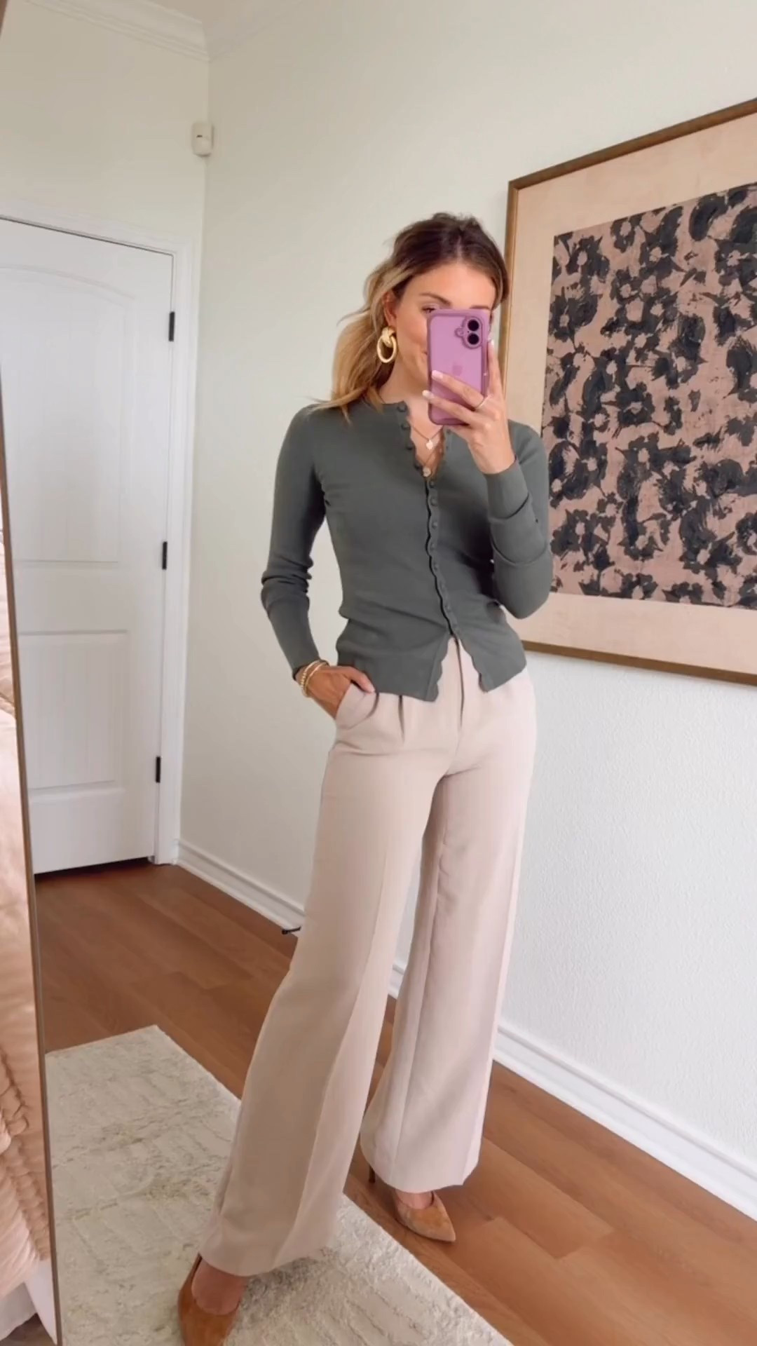 The most luxurious feeling work outfit! This cardigan cinches you at the waist and comes in so many colors! And these pants are dreamy! Very comfy for fall and winter and a year round basic!

You’ll feel like a million bucks in this look! Plus you can mix and match it in several colors 

#LTKHoliday #LTKWorkwear #LTKselfcare
