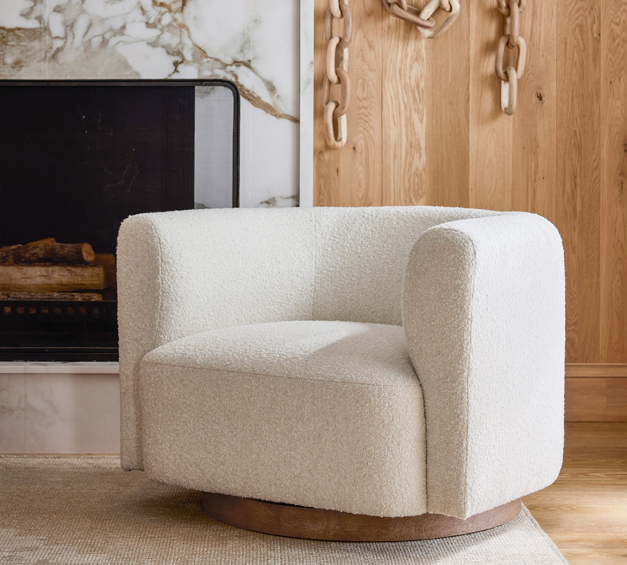 Cole Swivel Chair | Pottery Barn (US)
