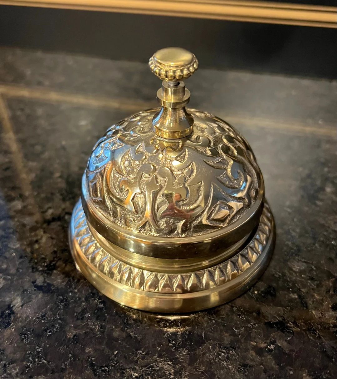 Victorian Counter Service Desk Bell in Vintage Brass Retail - Etsy | Etsy (US)