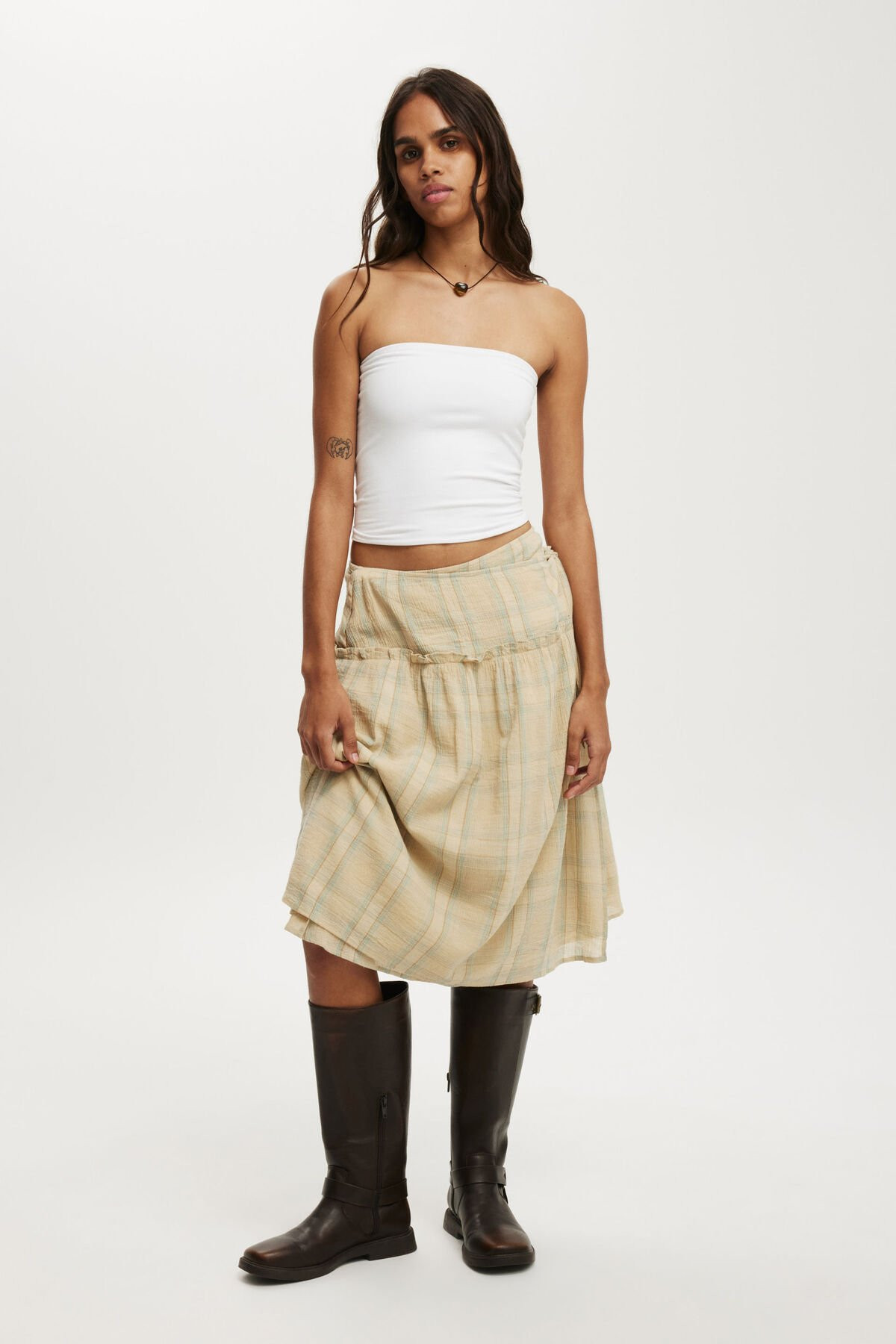 Gracie Wrap Midi Skirt | Cotton On (ANZ)