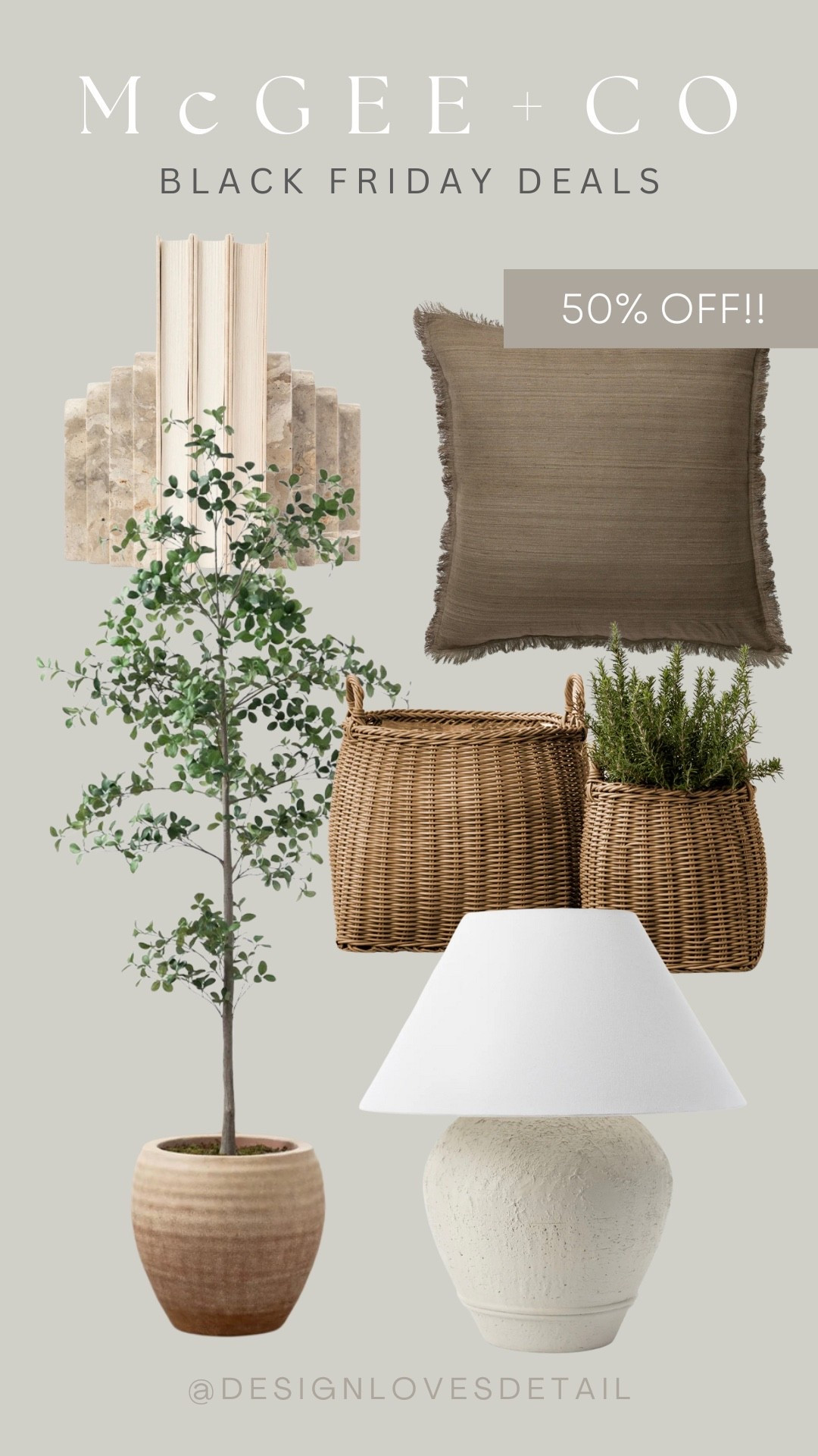 Biggest sale @ McGee & Co! Tons of stuff 50% off!!! 

#blackfriday #deals #mcgeeandco

#LTKHome #LTKSaleAlert #LTKCyberWeek