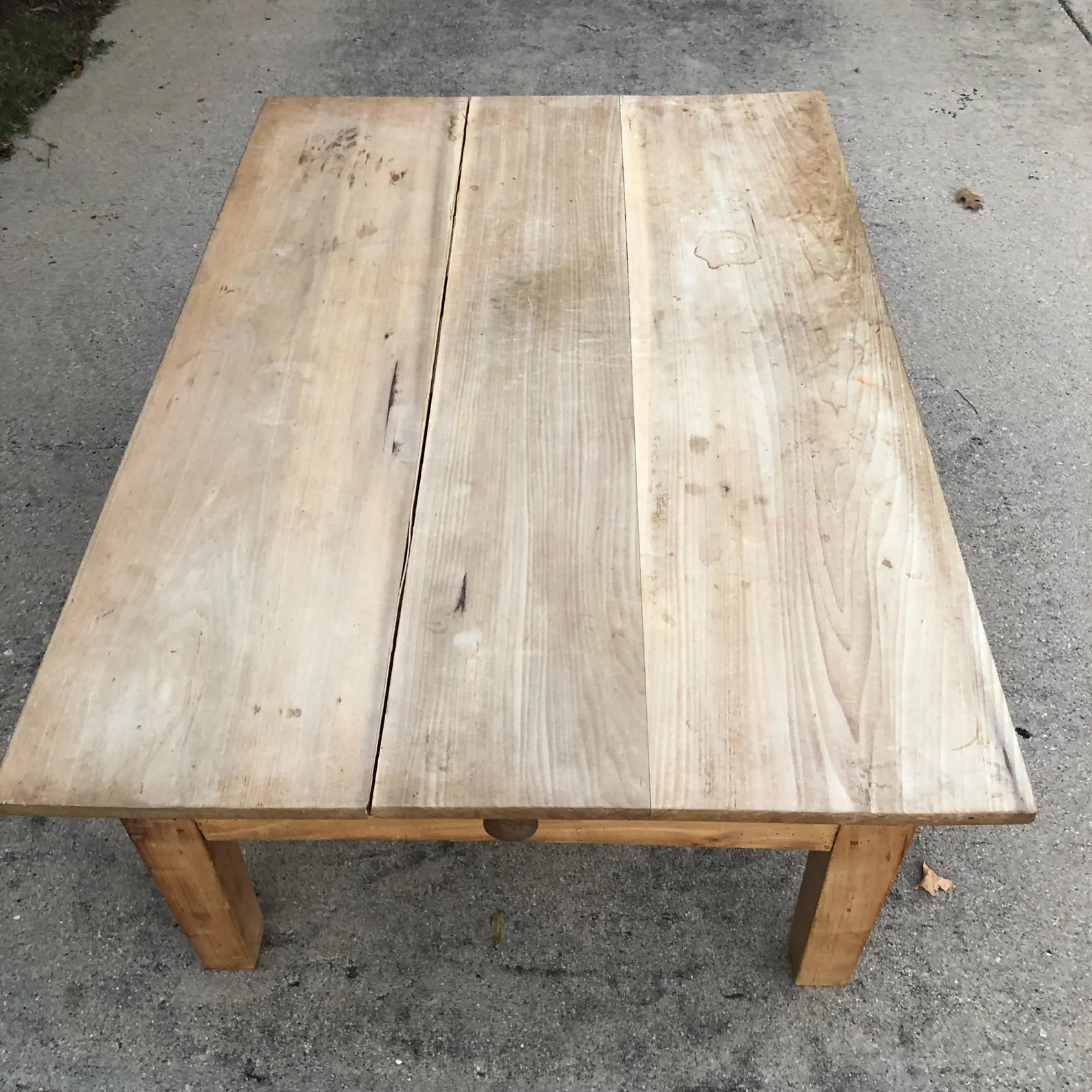 Antique English Pine Rectangular Coffee Table with Drawer.  Vintage Country Cottage British Farmh... | Etsy (US)