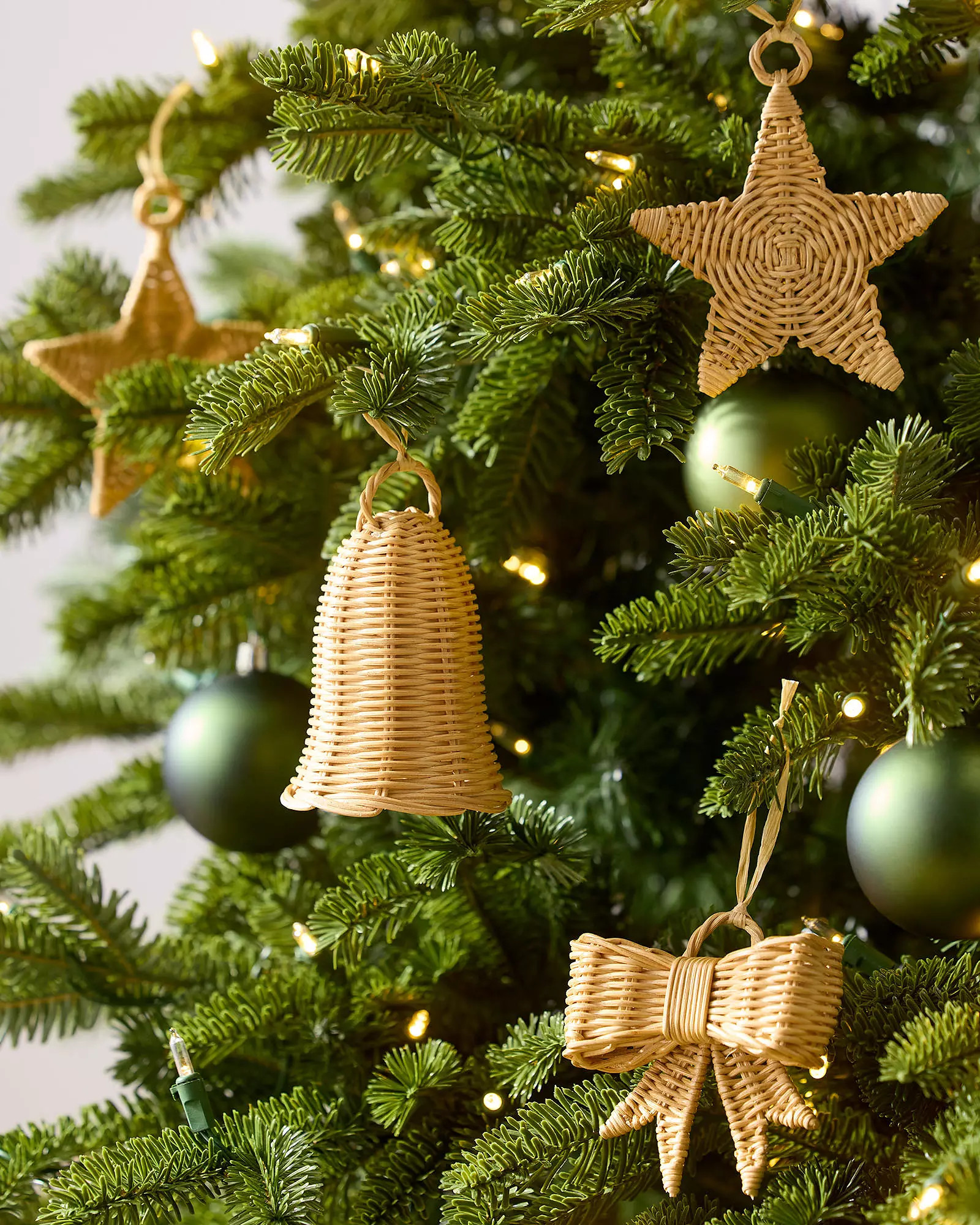 Decorative Wicker Bow (Set of 2) | Serena and Lily