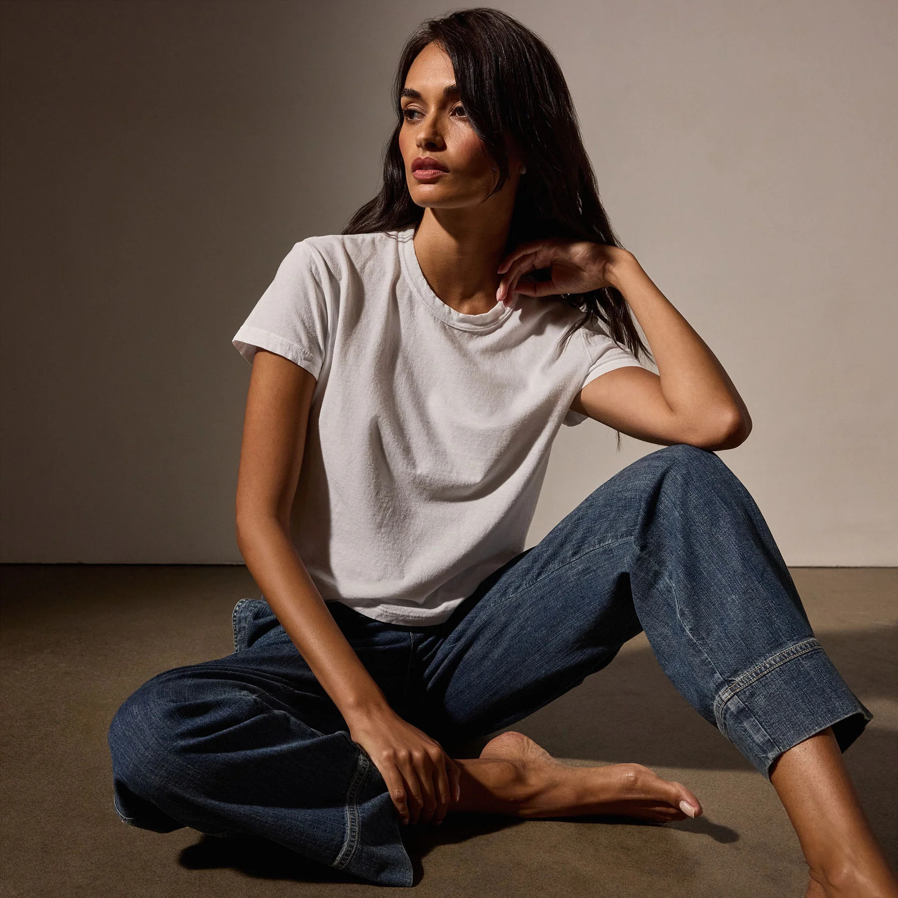 Shrunken Crew Neck Tee | James Perse (US)