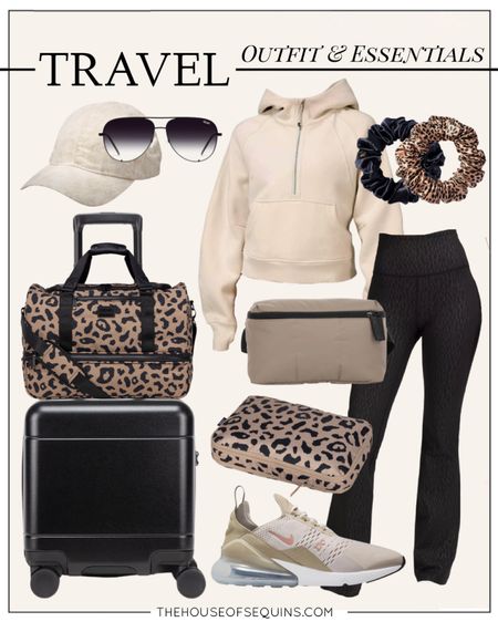 Shop my latest travel outfit! Travel essentials, travel look, airplane outfit. Luggage carry-on bag, Nike Air Max



#LTKunder100 #LTKfit #LTKtravel