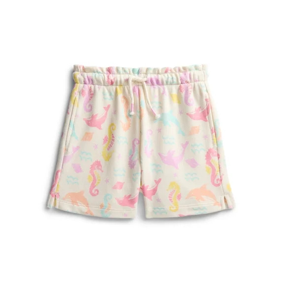 Wonder Nation Little Girls' Pull On Knit Shorts, Sizes 4-10 | Walmart (US)