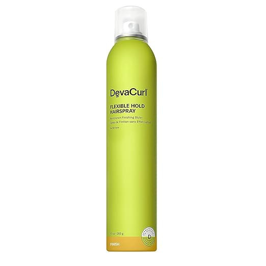 DevaCurl Flexible Hold Hairspray No-Crunch Finishing Styler, Bright Breeze, 10 fl. oz. | Amazon (US)