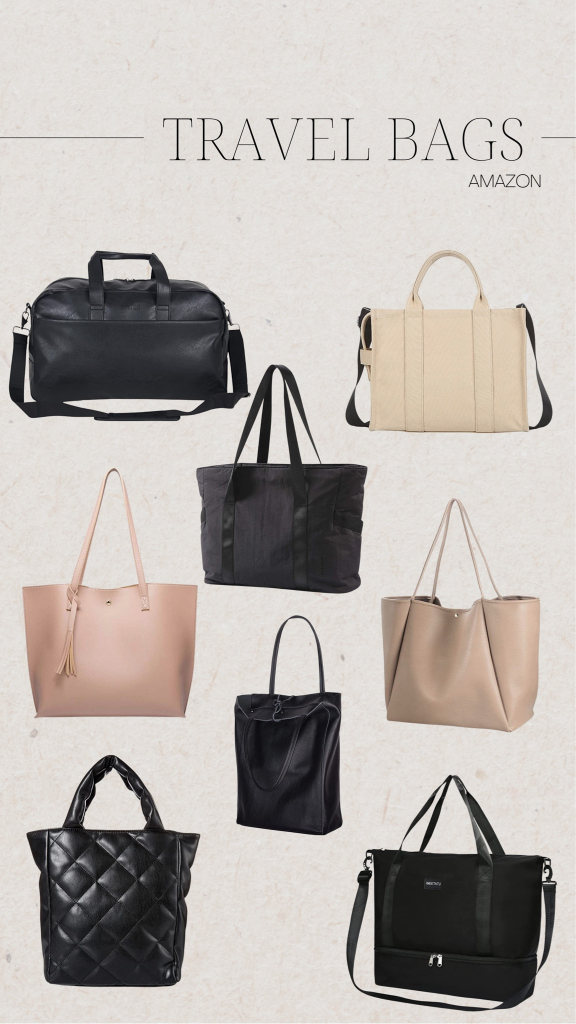 Travel bags, Amazon travel finds, leather tote bags, carry on bag, big bag for travel, carry on, travel essentials, Amazon must haves, Amazon finds 

#LTKunder100 #LTKtravel #LTKFind