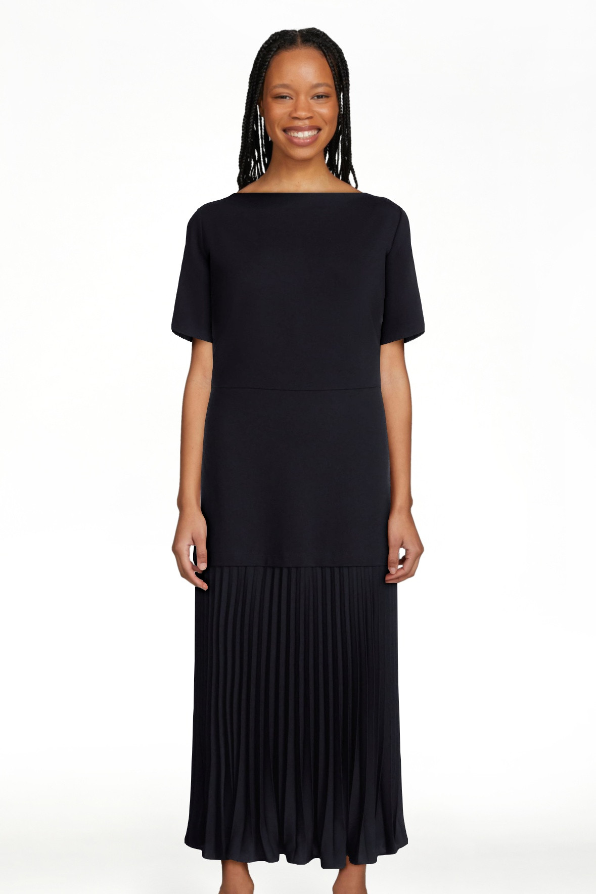 Scoop Women\u2019s and Women\u2019s Plus Mixed Media Maxi Cotton Dress, Sizes XS-4X | Walmart (US)