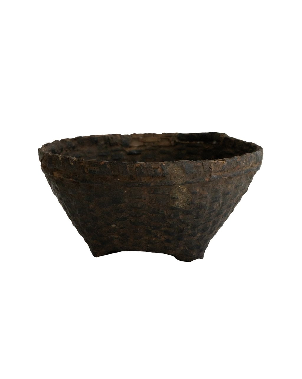 Found Weathered Cane Basket | McGee & Co.
