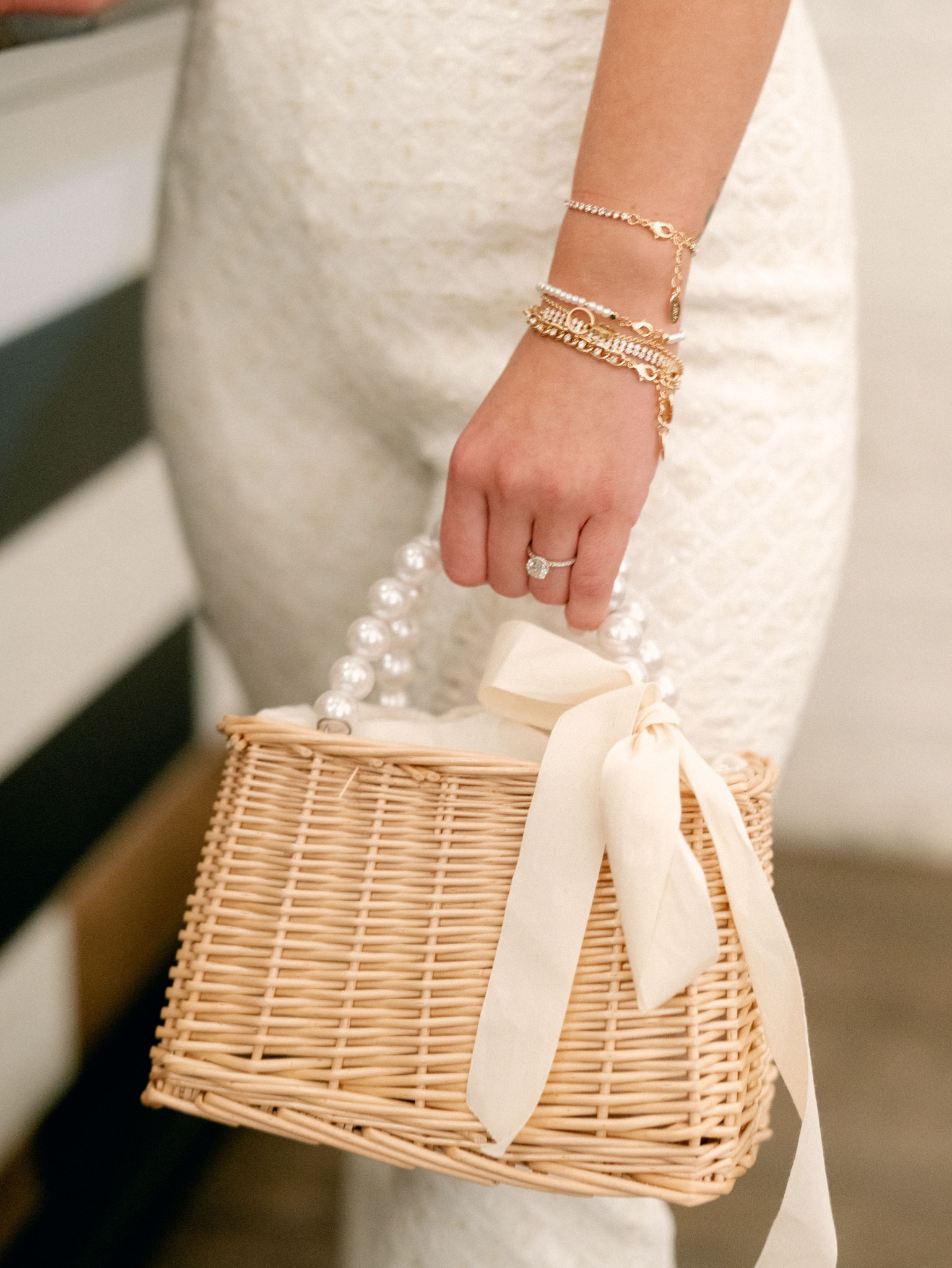 Basket bag for your wedding weekend, can be customized or left blank!

#LTKunder100 #LTKitbag #LTKwedding