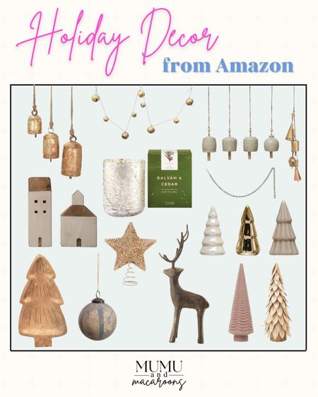 Time to redecorate for Christmas! Holiday ornaments like garlands, decorative trees, and hanging bells are just some of the decor you can find in Amazon!

#ChristmasHomeDecor #TreeOrnaments #ChristmasTableTops #ChristmasTablescape #LTKChristmas

#LTKHoliday #LTKSeasonal #LTKhome