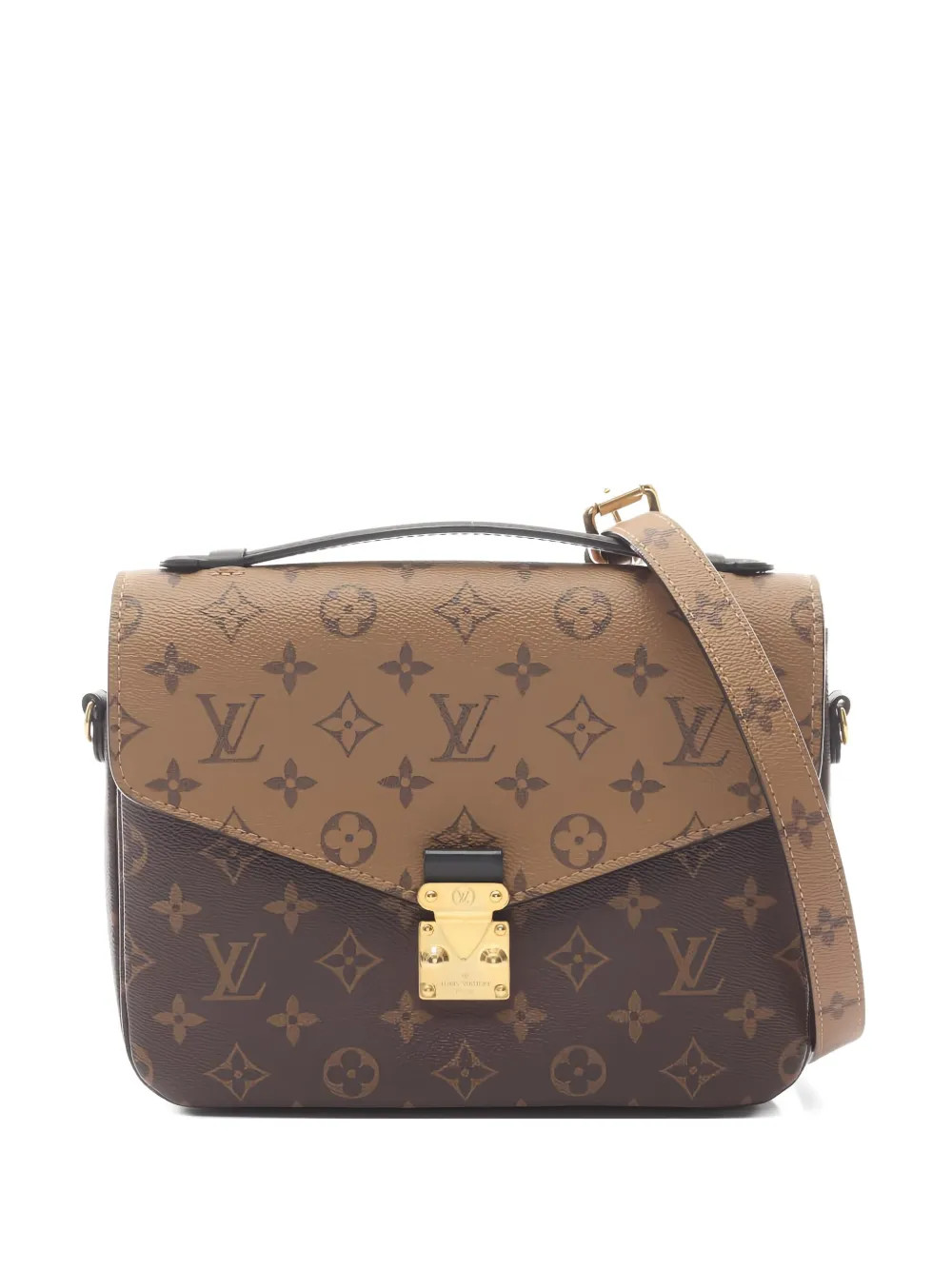 Louis Vuitton Pre-Owned 2020 Monogram pochette metis mm tote bag - Brown | Farfetch Global