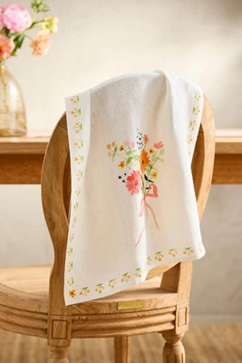 Posy Dish Towel | Anthropologie (US)