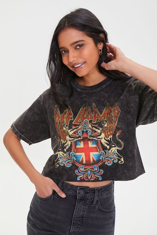 Def Leppard Graphic Cropped Tee | Forever 21 (US)