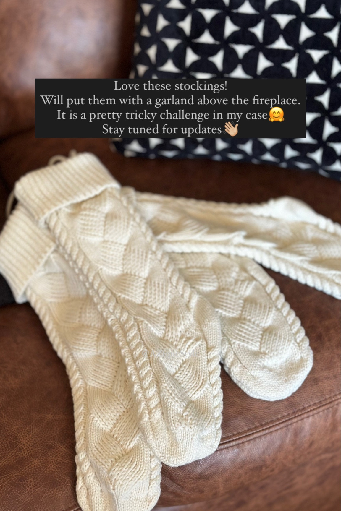 Love these stockings - they hold their form nicely, thick but light, love the knit pattern. #aziquestyle #christmas2024

#LTKParties #LTKSeasonal #LTKHoliday