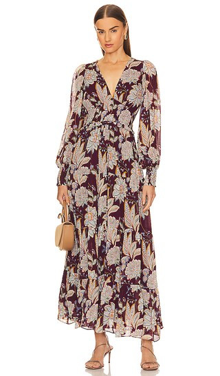 Frida Maxi Dress in Brick | Revolve Clothing (Global)