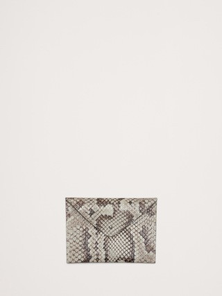 Leather Mini Envelope Pouch | Banana Republic (US)