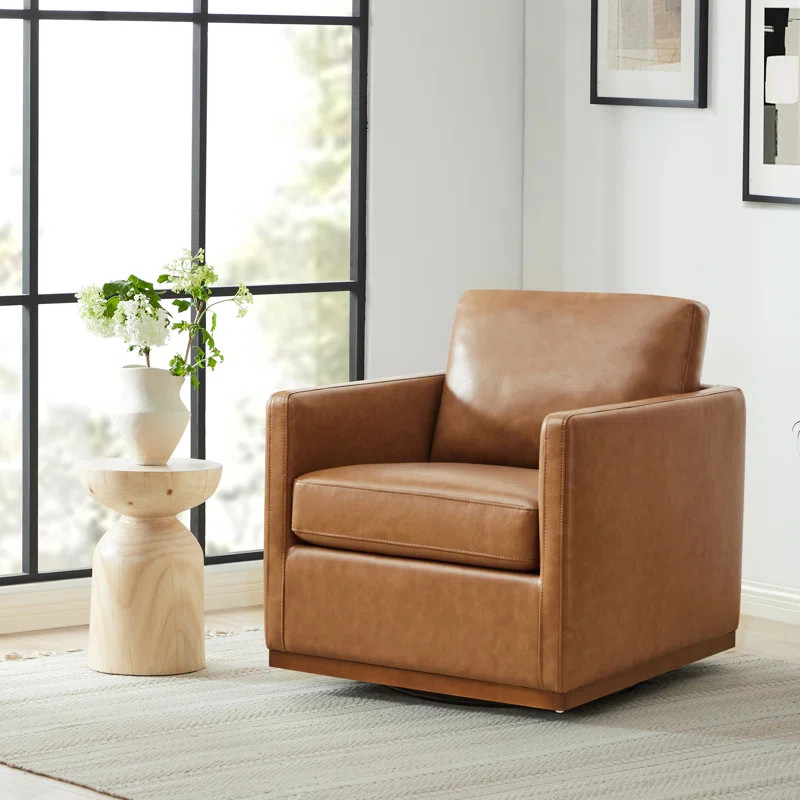 Assiatou Wide Swivel Arm Chair | Wayfair North America