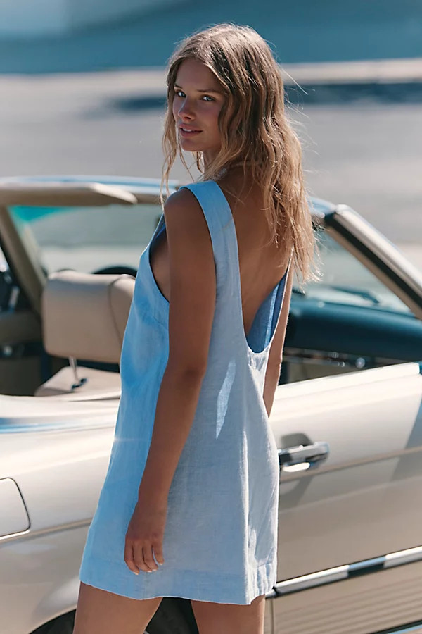 Full Of Sunshine Cotton-Linen Mini Dress | Free People (Global - UK&FR Excluded)
