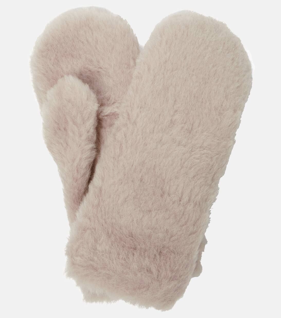Ombrato alpaca, wool and silk mittens | Mytheresa (UK)