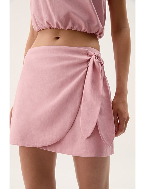 Eden Wrap Mini Skirt | David Jones (Australia & New Zealand)