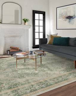 Adeline Natural Sage Rug | Ruggable