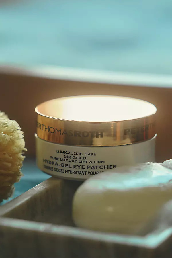 24K Gold Pure Luxury Lift & Firm Hydra-Gel Eye Patches | Anthropologie (US)
