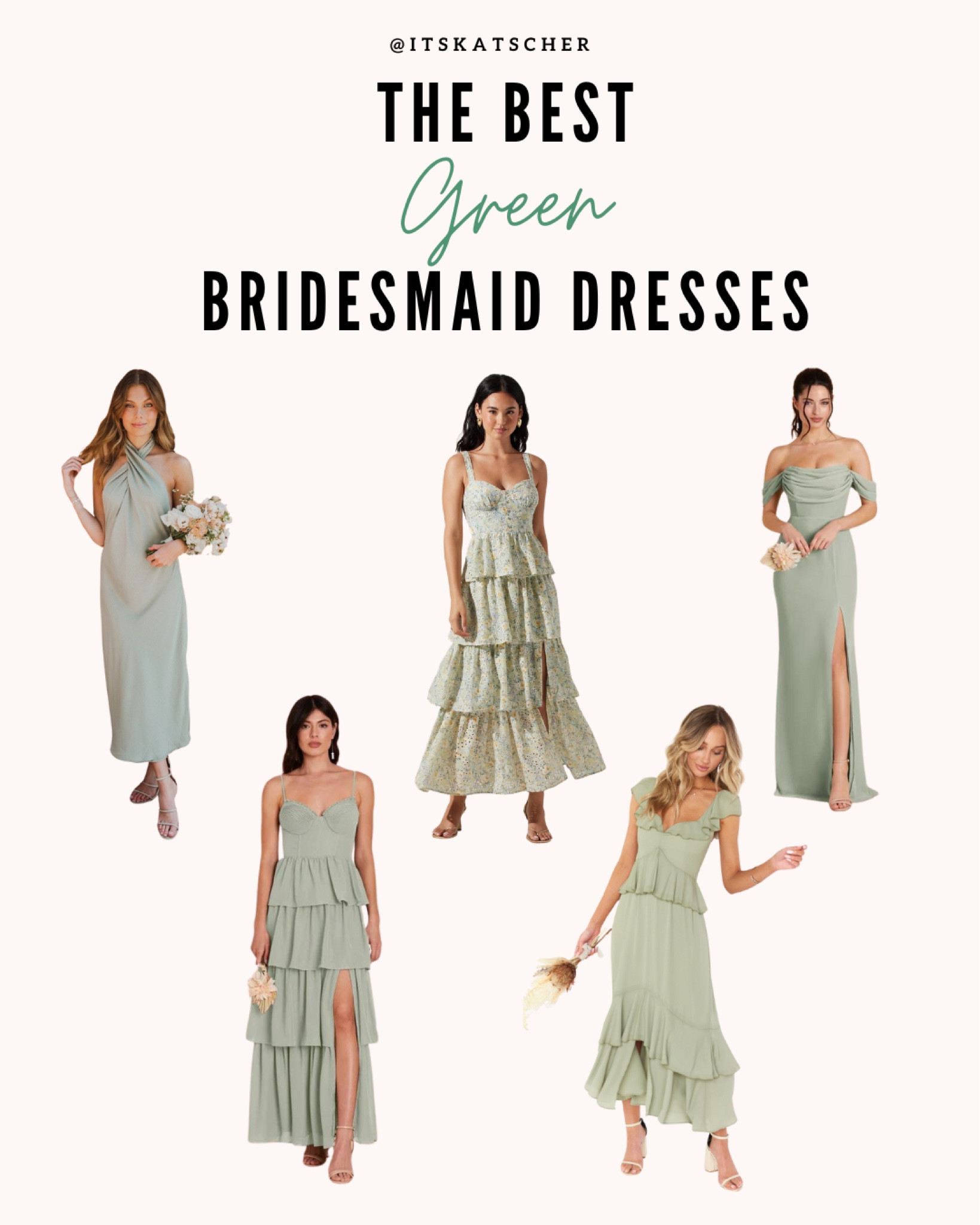 Sage Green Bridesmaid Dress Inspo 💚

#bridesmaid #greendress #formal #wedding 

#LTKwedding #LTKstyletip